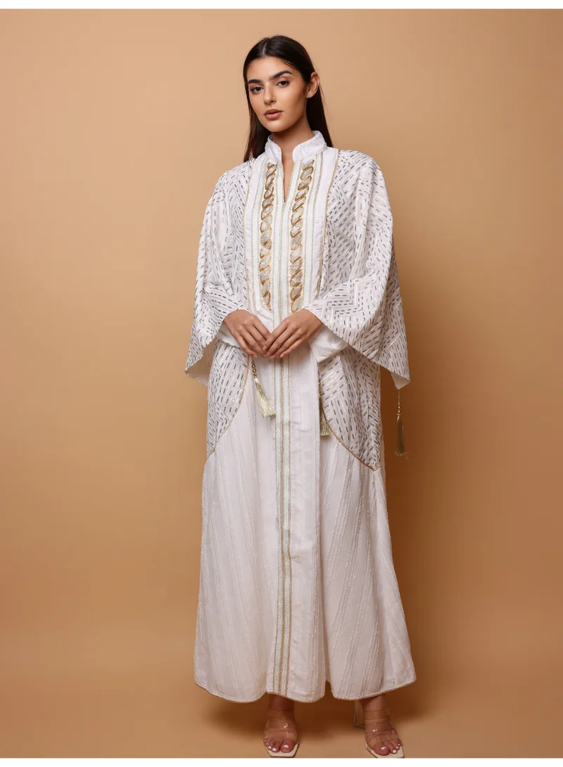 IKKXA Ikkxa Samra Jalabiya IK1091 White